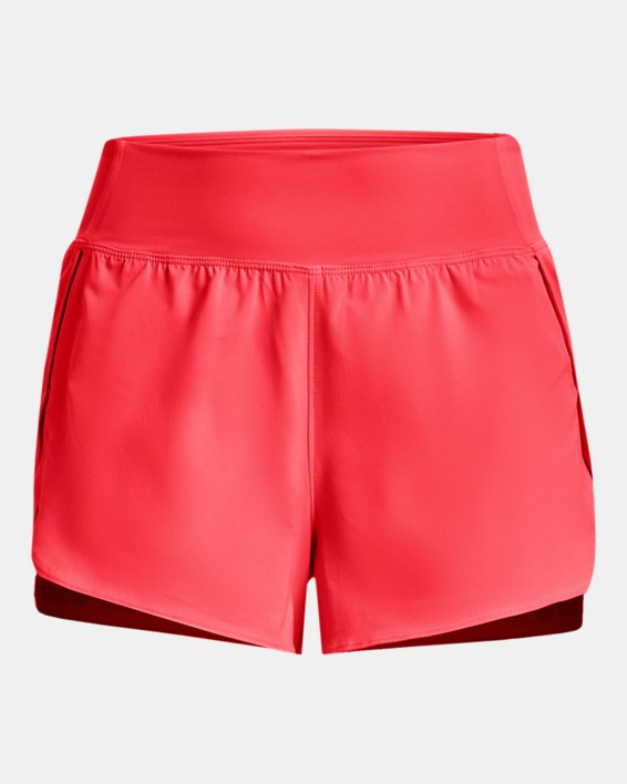 Women's UA Flex Woven 2-in-1 Shorts, Red, pdpMainDesktop image number 7